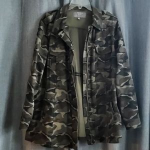 Torrid camo zip-up jacket